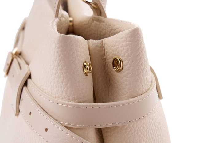 Vince Camuto Mini - Ros Cream Bolsa Tote Color Crema Cuero de Polivinilo 29x18.5x14 cm